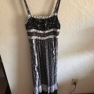 Free people cute gingham long dress